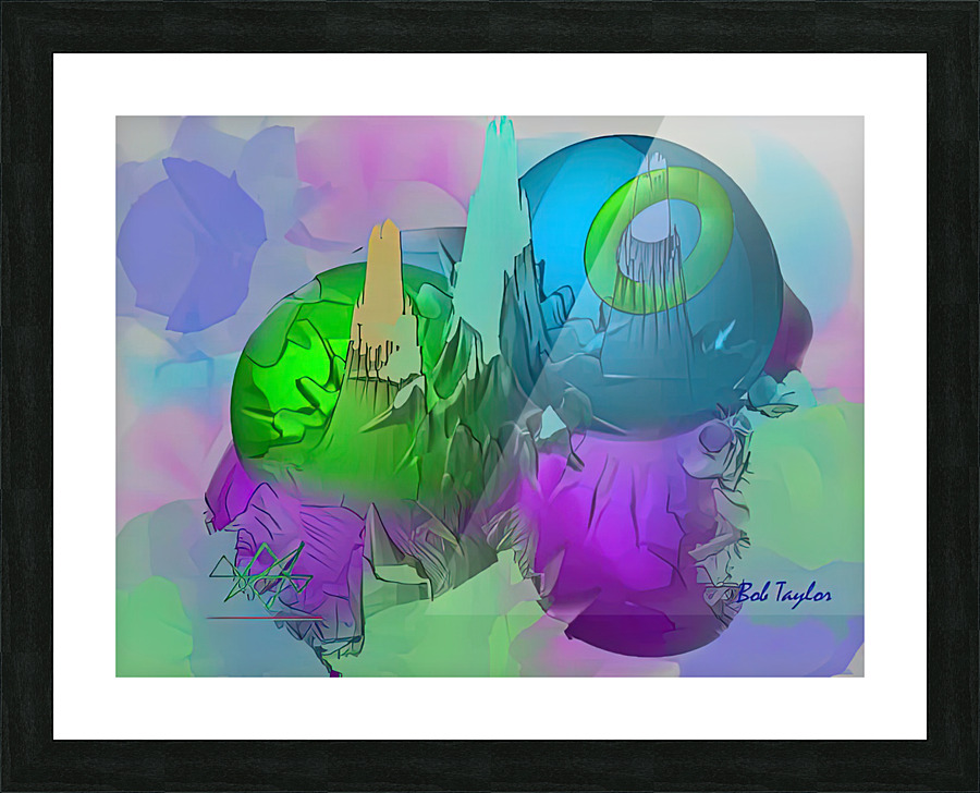 131TripleTowersMS Picture Frame print