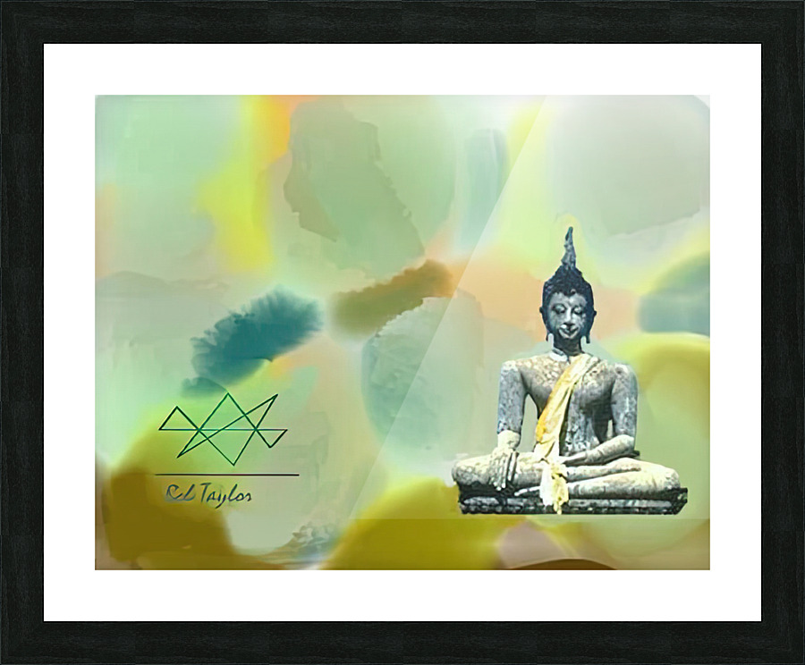 157buddha13MS Picture Frame print