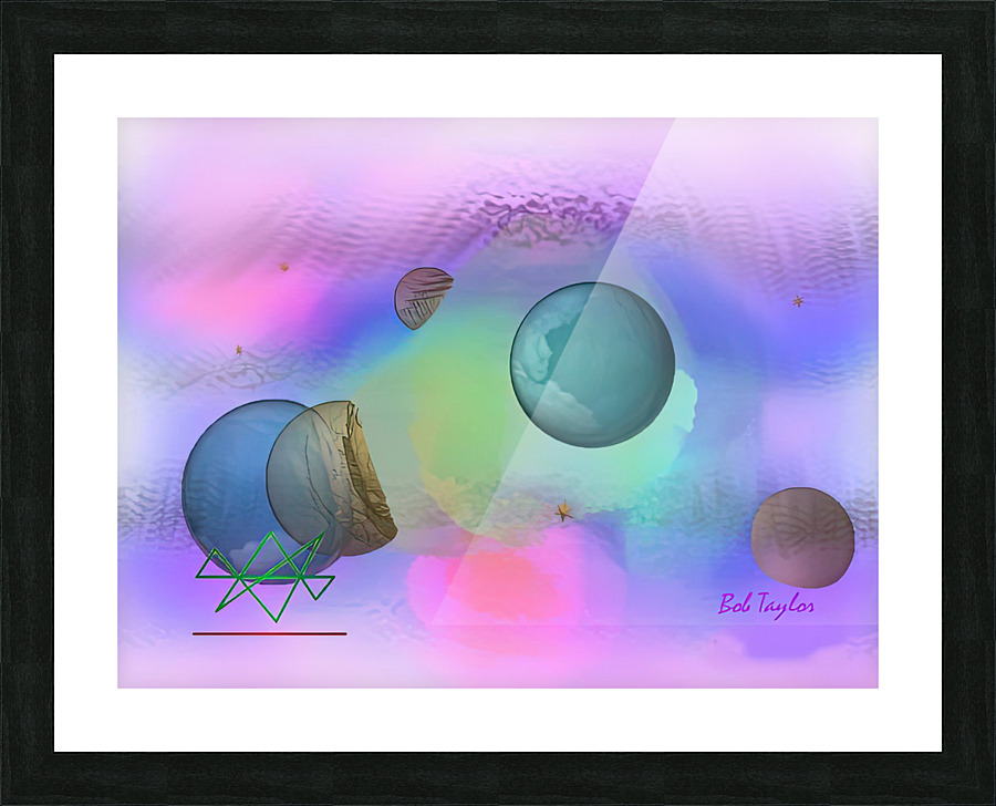 151planetsMS Picture Frame print