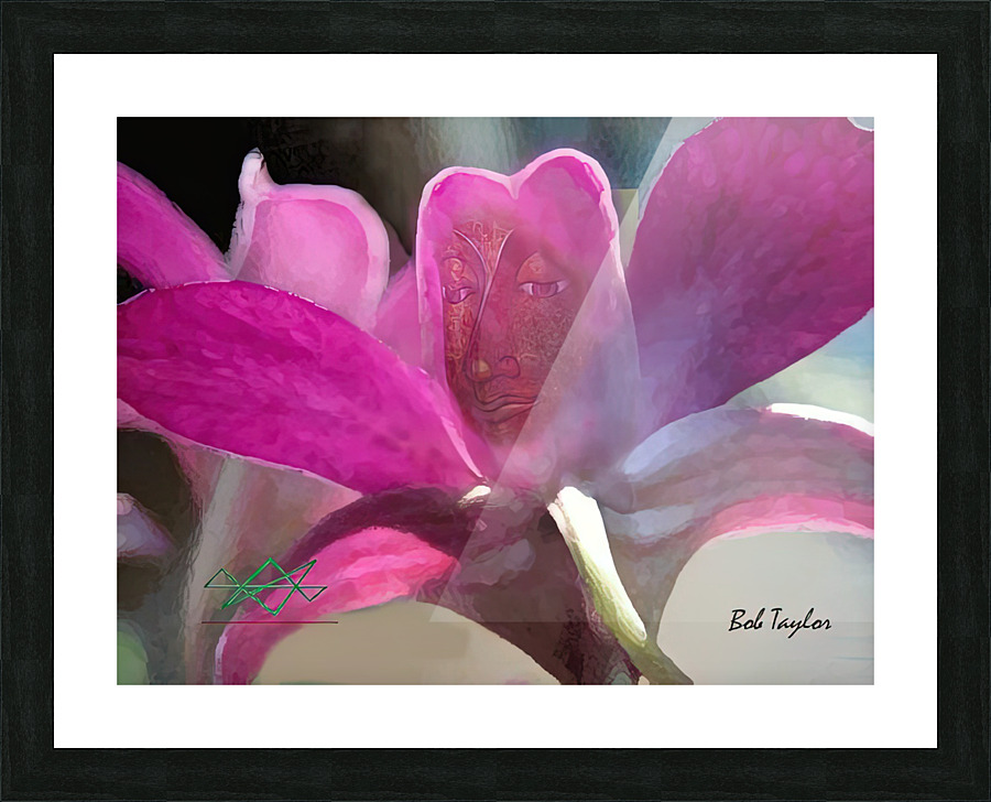 143LotusMS Picture Frame print