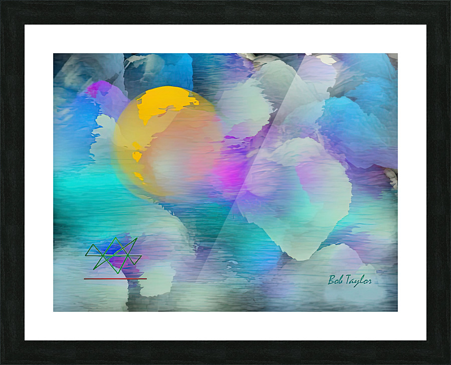 156MoonfaceMS Picture Frame print