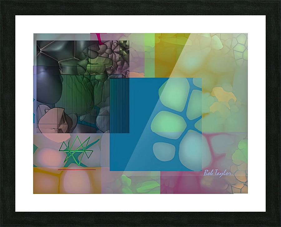 165CellsquaresMS Picture Frame print