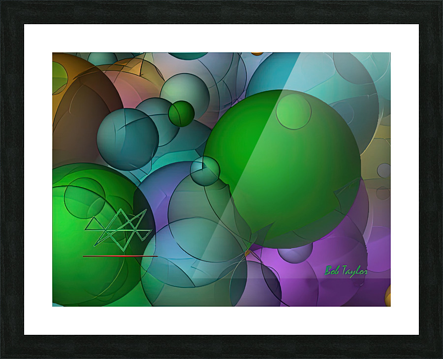 178spheres1MS Picture Frame print