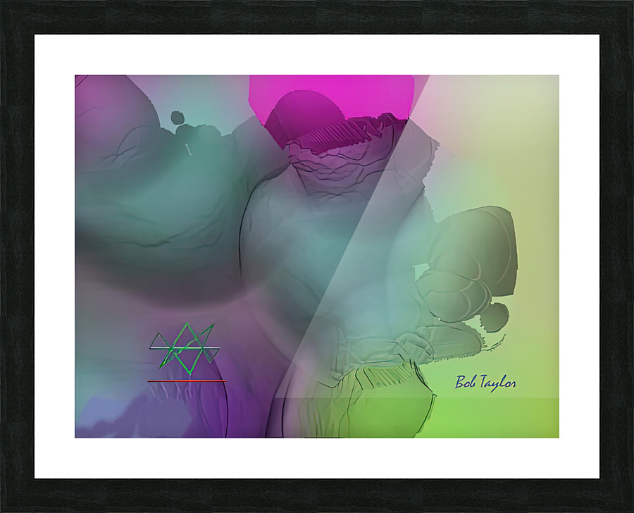 184BumpsMS Picture Frame print