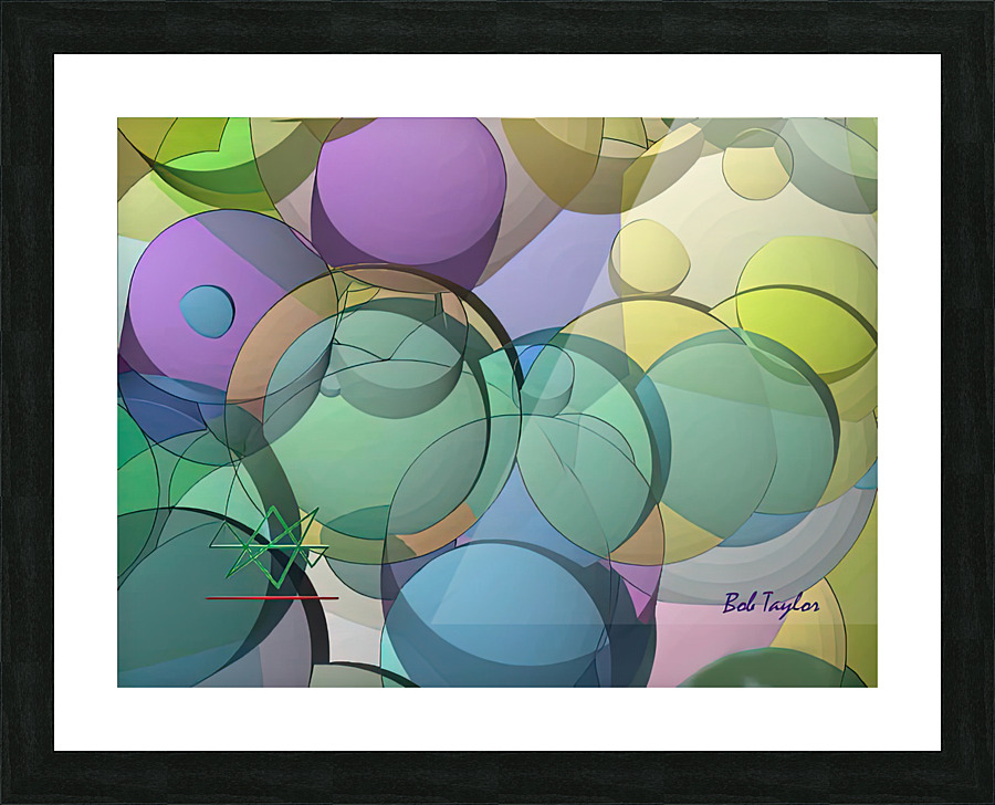 233StarPattern84MS Picture Frame print