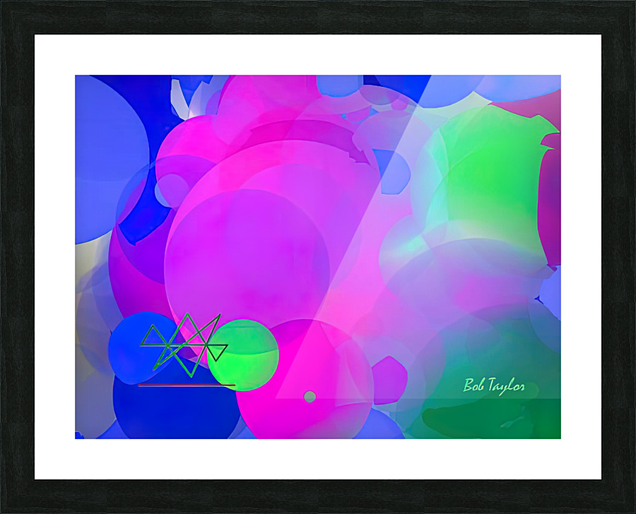 224GlowBrushMS Picture Frame print
