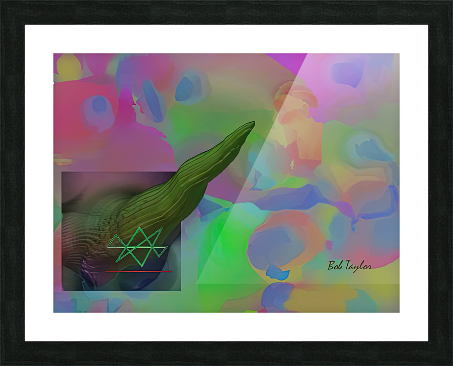 229MonstralMS Picture Frame print