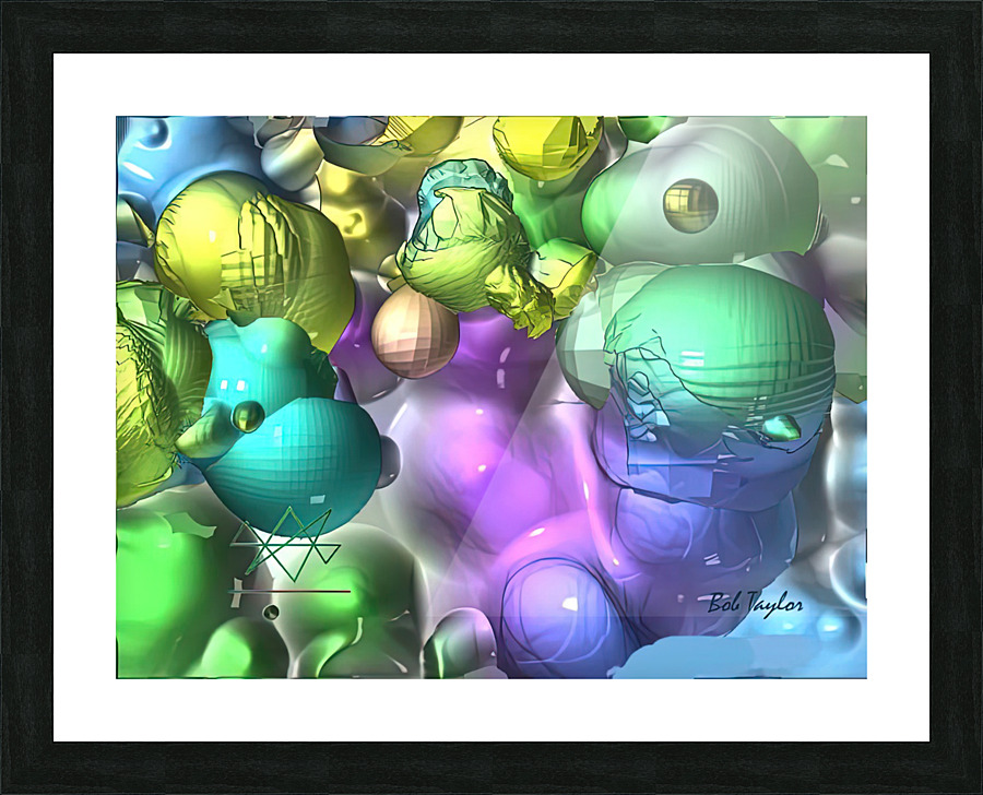 238SpaceLanesMS Picture Frame print