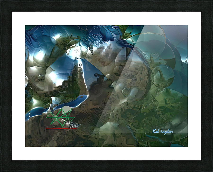 223EarthStationMS Picture Frame print
