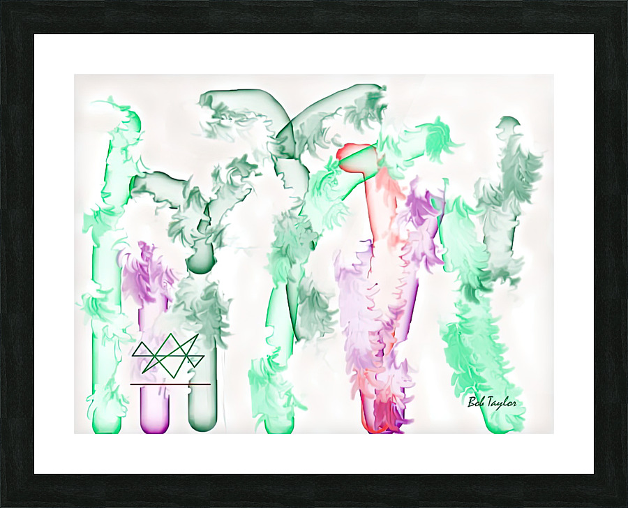 244CandyFlossMS Picture Frame print