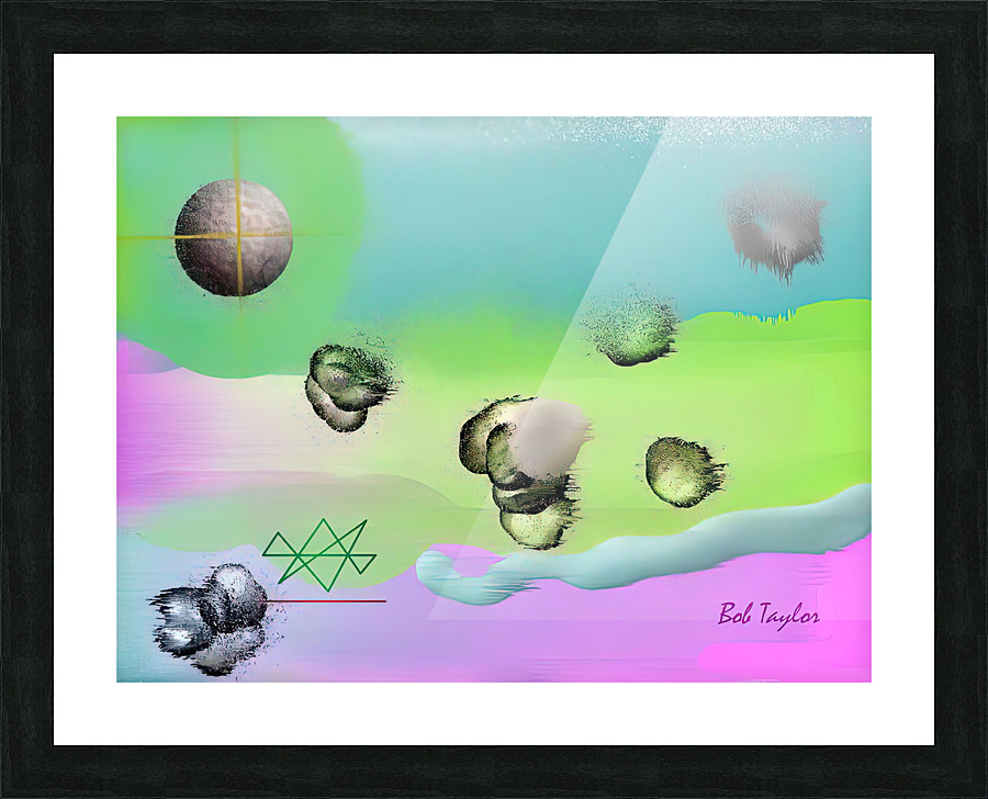245LaughingRainbowMS Picture Frame print