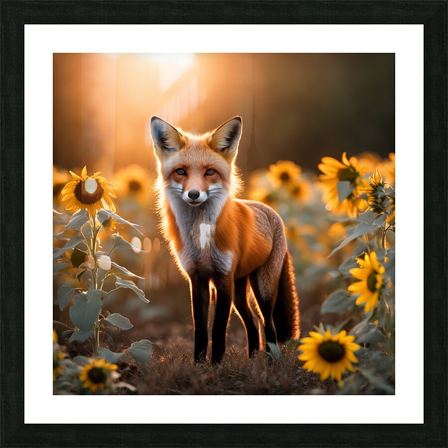 Red Fox at dawn Picture Frame Printing