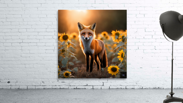 Red Fox at dawn Wall Preview
