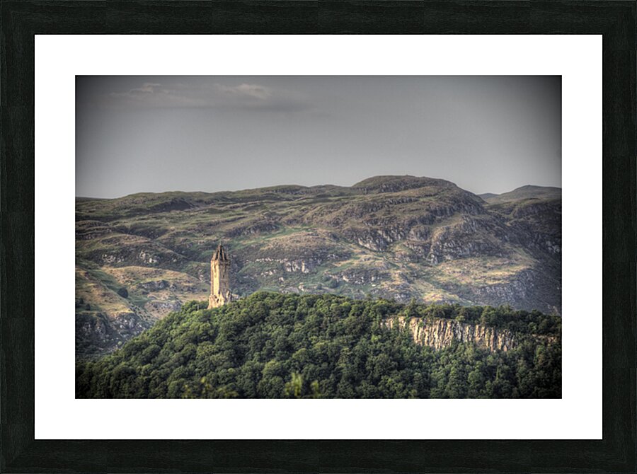 Wallace Monument Picture Frame print