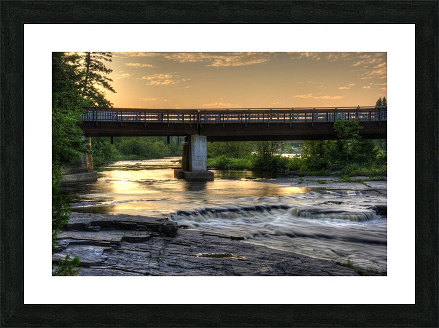 Kakabeka Falls Bridge Picture Frame print