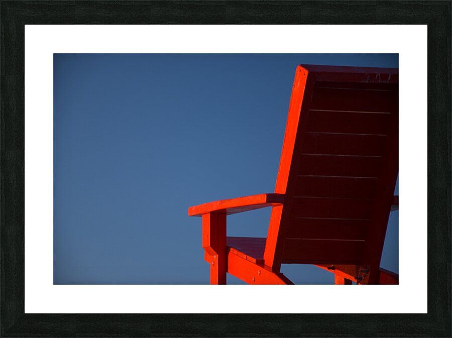 Red Chair Picture Frame print