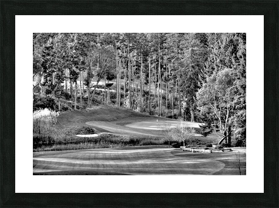 Hole 1   Picture Frame print
