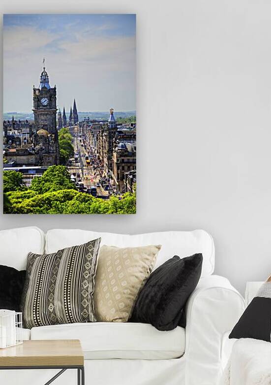 Edinburgh Princess St. by Kevin MacTavish