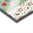 flat christmas pattern collection Acrylic print
