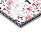 christmas themed seamless pattern Acrylic print