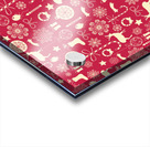 christmas pattern background Acrylic print