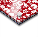 christmas seamless pattern icons Acrylic print