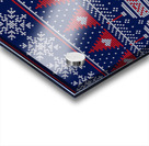 beautiful knitted christmas pattern Acrylic print
