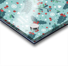 seamless pattern with berries leaves Acrylic print