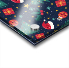 colorful funny christmas pattern Acrylic print