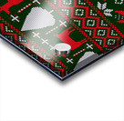 christmas pattern knitted design Acrylic print