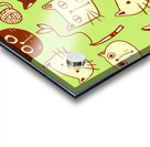 cute hand drawn cat seamless pattern Acrylic print