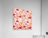 Floral Surface Pattern Design Acrylic Print