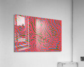 Pattern Saying Wavy Acrylic Print