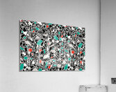 illustration abstract pattern Acrylic Print