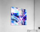 Crystal Wave pattern design Acrylic Print