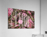 pink camo wallpaper Acrylic Print