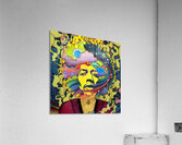 psychedelic rock jimi hendrix Acrylic Print