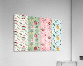 flat christmas pattern collection Acrylic Print