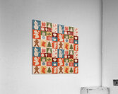 Cute christmas seamless pattern vector Acrylic Print