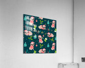 pattern christmas funny Acrylic Print
