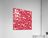 christmas pattern background Acrylic Print