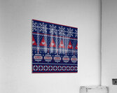 beautiful knitted christmas pattern Acrylic Print