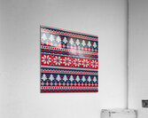 beautiful knitted christmas pattern Acrylic Print