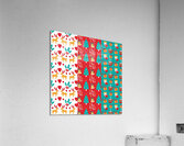 funny christmas pattern Acrylic Print