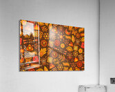 pattern background ethnic tribal Acrylic Print