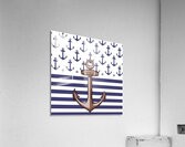 anchor background design Acrylic Print