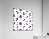 nautical seamless pattern Acrylic Print