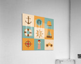 nautical elements collection Acrylic Print