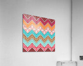 ethnic floral pattern Acrylic Print