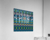 background with fabric texture winter Acrylic Print
